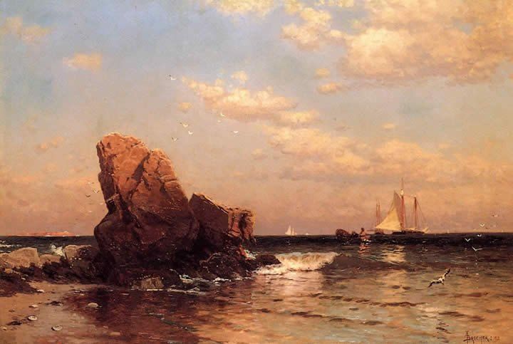 Alfred Thompson Bricher By the Shore